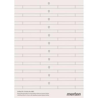Merten Beschriftungsstreifen      486100 