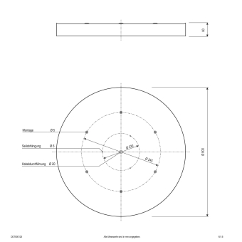 EVN LED Deckenanbau-rund-ws-   DDT800125 