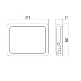 BAIL LED Floodlight Slim 50W      141540 