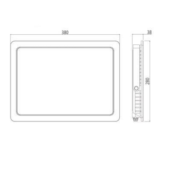 BAIL LED Floodlight Slim 100W     141543 