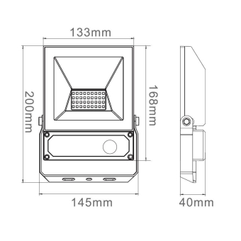 BAIL LED Floodlight Slim II       142972 