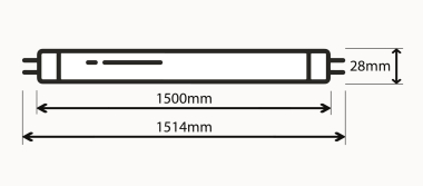 BAIL TUV TL-D G13 28x1500mm 95W   143829 