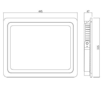BAIL LED Floodlight Slim 150W     141545 