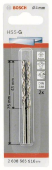 Bosch HSS-G-Spiralbohrer      2608585916 