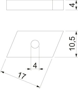 OBO CL20SN M4 ZL Gleitmutter 