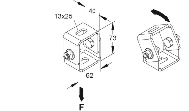 NIED Deckenbügel                  DBG 12 