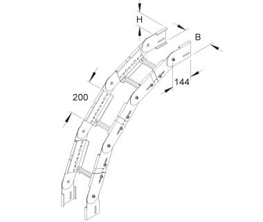 NIED Bogen Verstellbar       KGS 100.403 