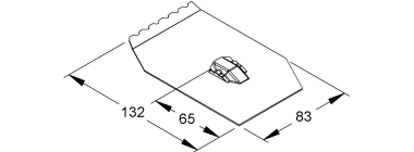 Niedax Trennsteghalteplatte    ESTPH 133 