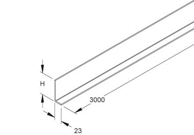 Niedax GFK-Trennsteg 80x3000mm    KKT 80 