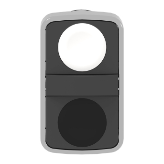 GS Doppeldruckt.2 Tasten Flach ZB4BA7120 