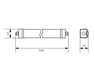 OPPLE Waterproof EcoMax G3 PC IP66 