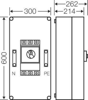 HENS Mi-Leistungsschaltergehduse Mi 7434 