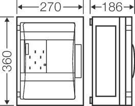 Hensel ENYSTAR Zählergehäuse     FP 2212 