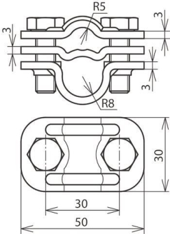 DEHN Trennklemme St/Tzn           459000 