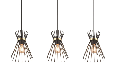 Trio PL ROD, 3xE27,            R31533080 