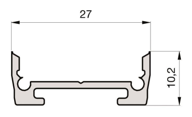    PROFILE MEDIUM U FLAT 27/10.2/B2C2 3M 