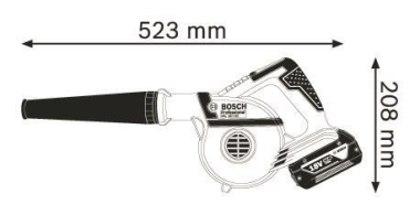 Bosch Akku-Gebläse  GBL 18 V-120 