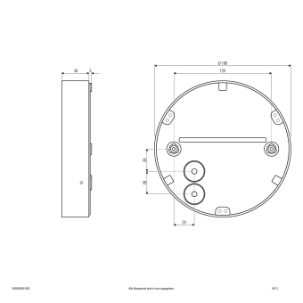 EVN LED Wandanbau -          WAR65081602 