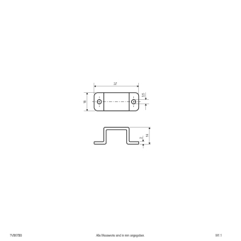 EVN Befestigungbügel -2er-Set    TVB67BB 