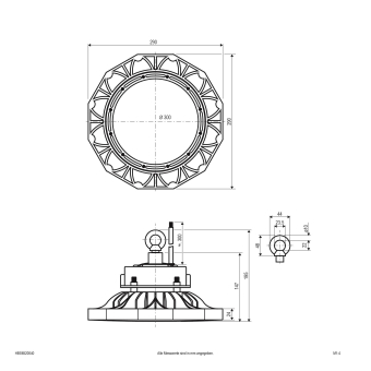EVN LED Hallenleuchte -       HBS6520040 