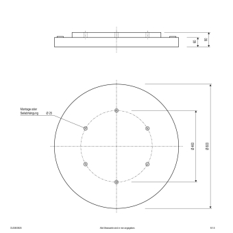 EVN LED Deckenanbau -rund -    DUD800925 