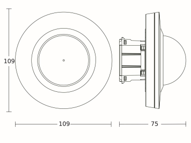 Steinel PD IR 4360-24 KNX UP WS   086152 