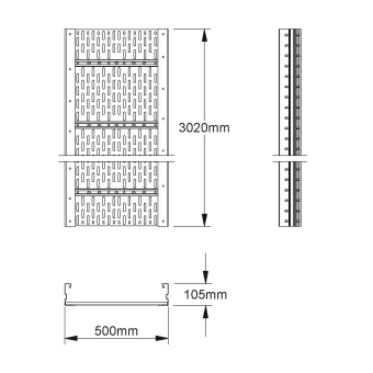 Niedax Weitspann-        WRL 105.500/3 F 