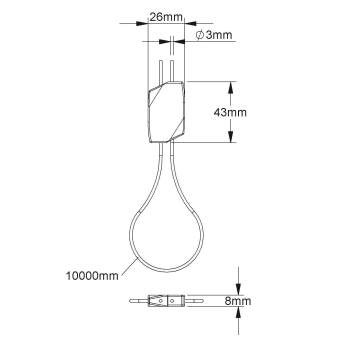 Niedax GRIPPLE,Set-Schlaufe, GAK-3/10 E4 