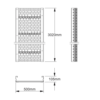 Niedax Weitspann-          WRL 105.500/3 