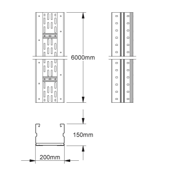 NIED Weitspannkabelrinnen  WRL 150.200 F 
