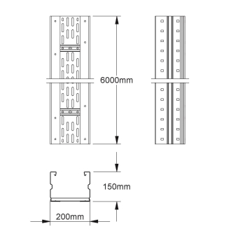 NIED Weitspannkabelrinnen     WRL150.200 