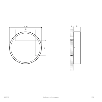 EVN LED Anbauleuchte -rund -  LR65181525 