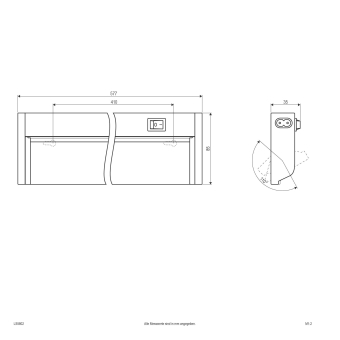 EVN LED Anbauleuchte schwenkbar   LS5802 
