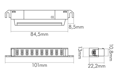 Nobile AMP-Verteiler 12-fach  6968201012 