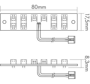 Nobile LED Verteiler 2-polig  8099101001 