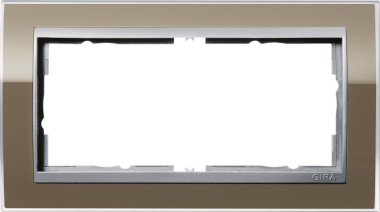 GIRA 1002766 Abdeckrahmen 2f o.Mittelst. 