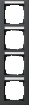 GIRA 111409 Abdeckrahmen 4fach senkrecht 