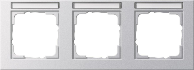 GIRA 109325 Abdeckrahmen 3fach waager. 