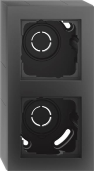 GIRA 106209 AP-Gehäuse 2fach+Rahmen E2 