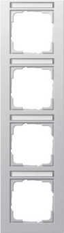 GIRA 111425 Abdeckrahmen 4fach senkrecht 