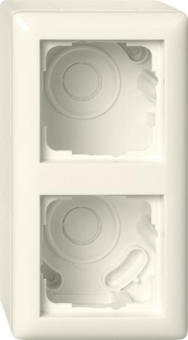 GIRA 106201 AP-Gehäuse 2fach+Rahmen 