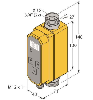 Turck         FTCI-3/4D15A4P-2UP8X-H1141 