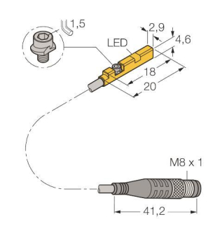 Turck Magnetfeld- BIM-UNR-AP6X-0,3-PSG3M 