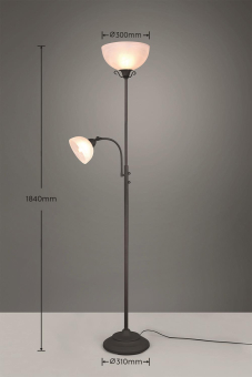 Trio Stehl.COUNTRY, 1x E27+E14 R46322024 