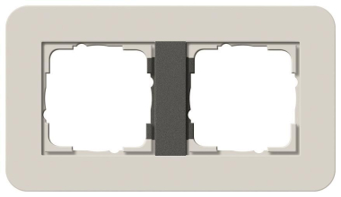 GIRA 0212421 Abdeckrahmen 2fach E3 