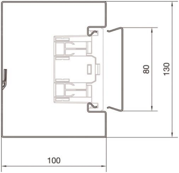 Hager Brüstungk.Unterteil BRS10013019016 