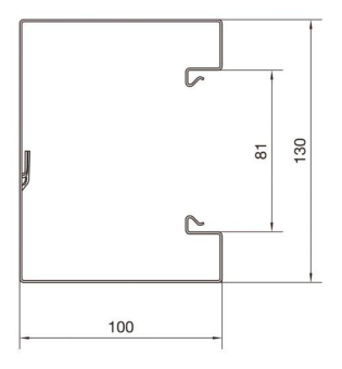 Hager Brüstungk.Unterteil BRS10013019016 