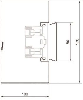 Hager Brüstungk.Unterteil BRS10017019016 
