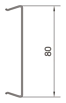 Hager Brüstungsk.-Oberteil   BRS08029016 