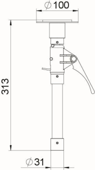 OBO ISSDV Spannvorrichtung f.ISS Boden 